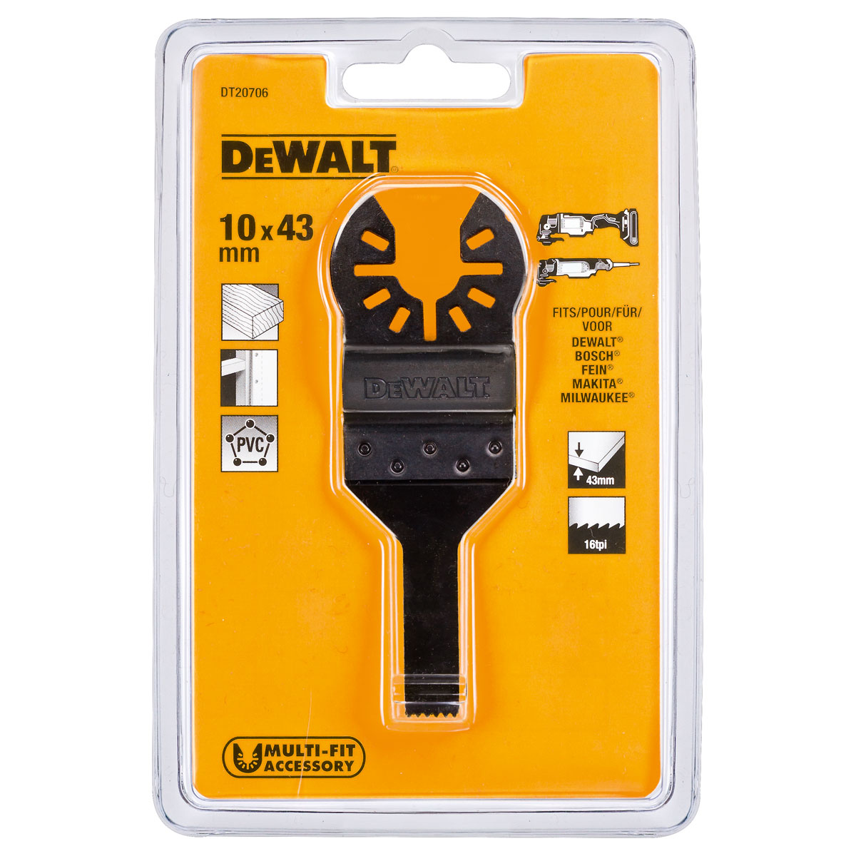 DeWALT DT20706 pilový list 10x43mm