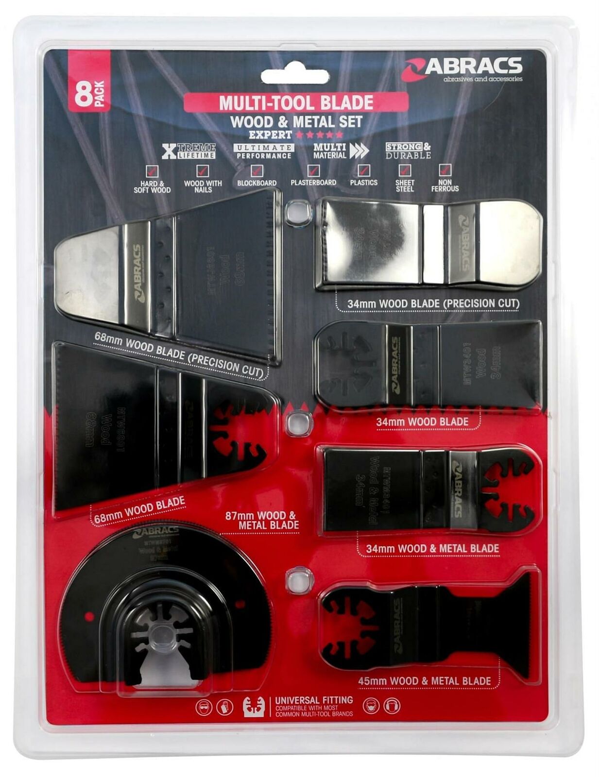 ABRACS MTWMSET8 sada 8 ks