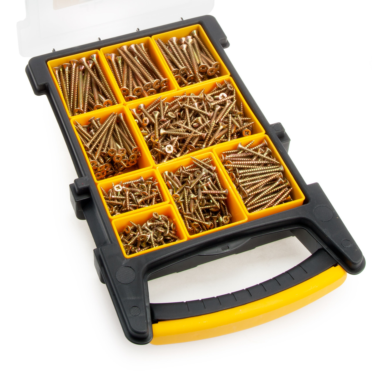 Kufrík-organizér s 1000 skrutkami