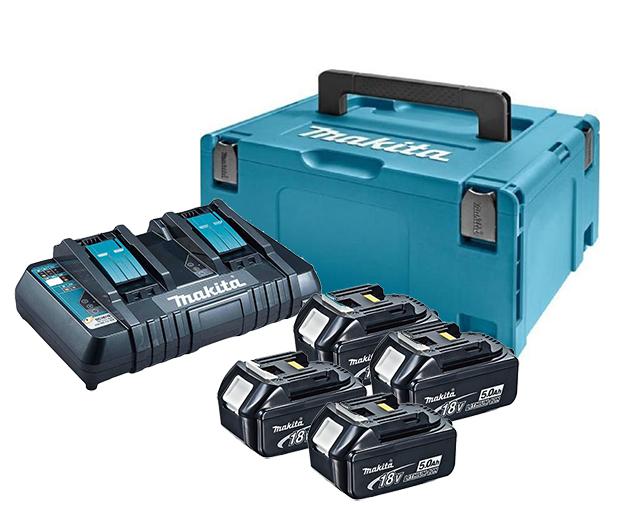 MAKITA DC18RD + 4x BL1850B