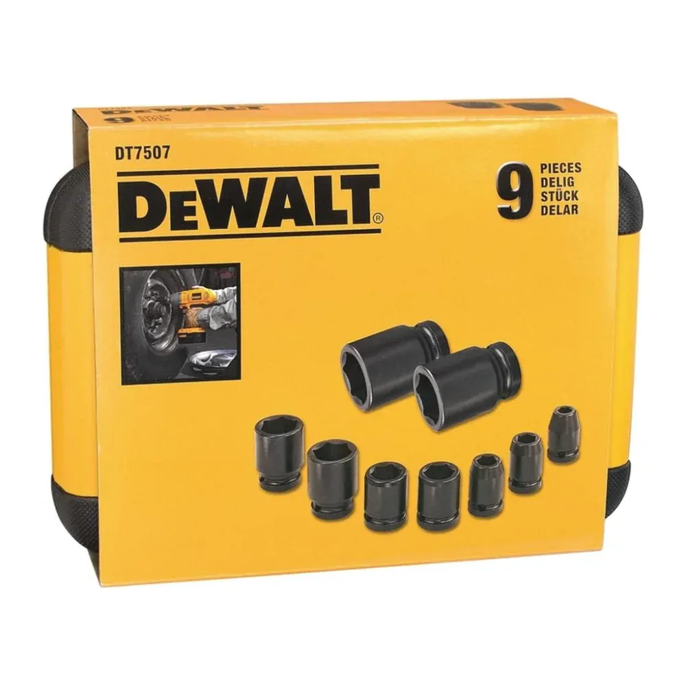 DeWALT DT7507 sada nástrčných kľúčov  9  dielna