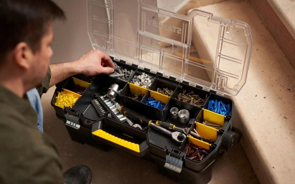 Stanley 24" Dielenská prepravka s vrchným organizérom 1-97-514